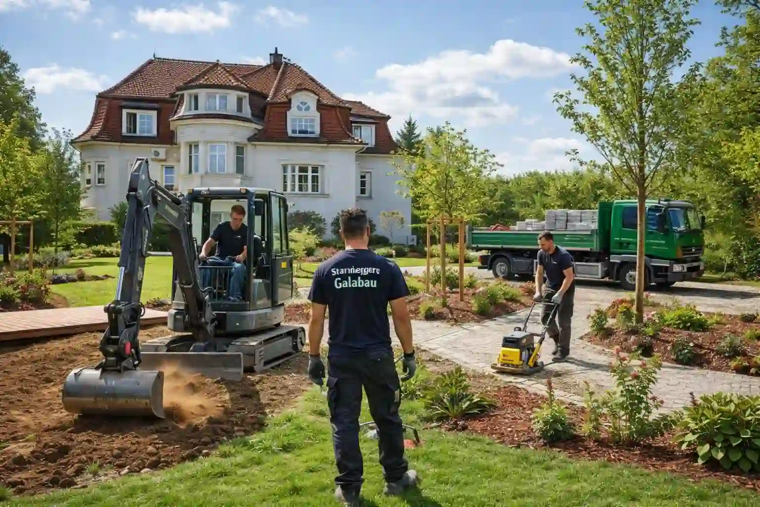 Erdarbeiten München Tiefbau Erdarbeiten vom Gartenbau München