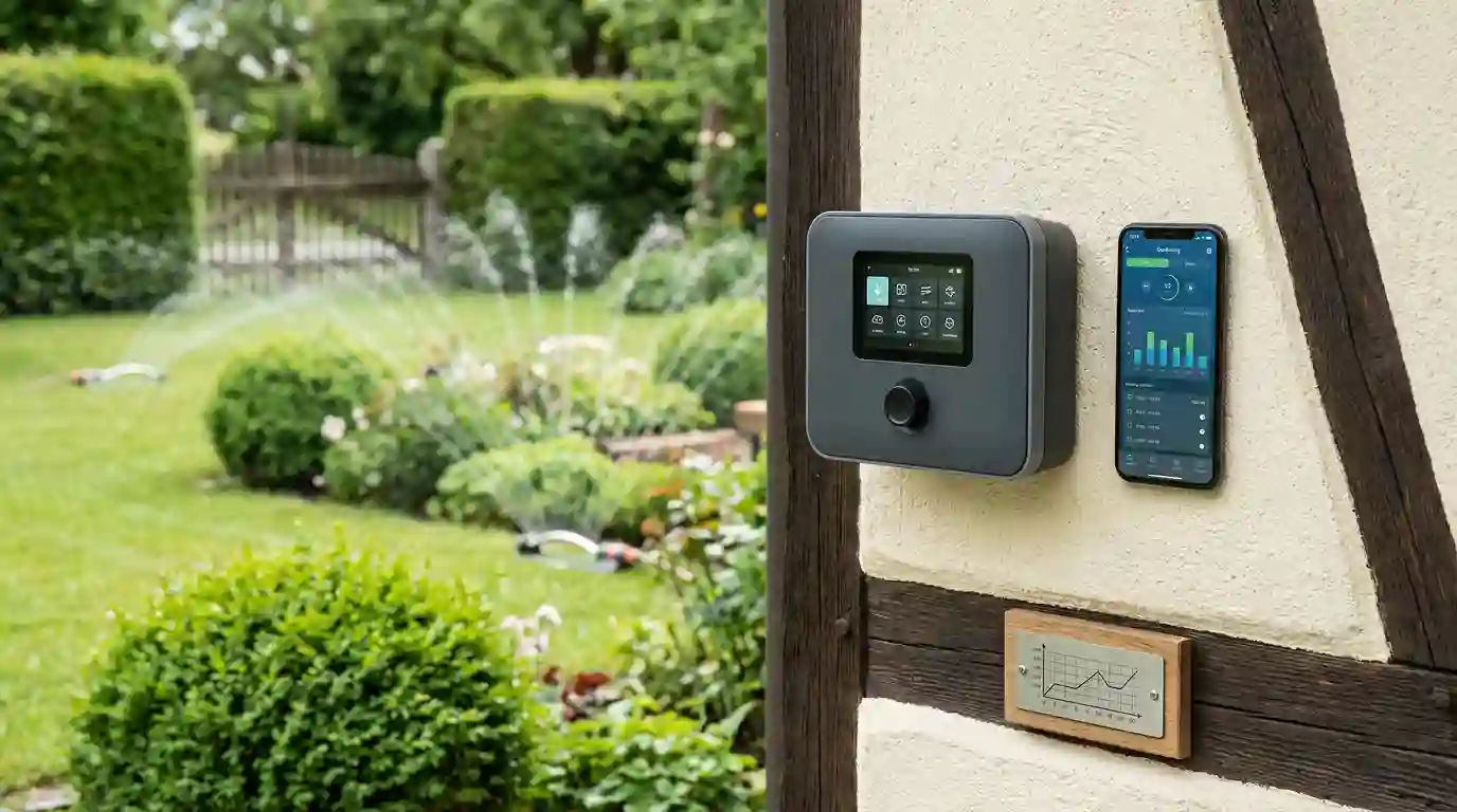 Smartes Bewässerungssteuergerät mit App-Steuerung für automatische Gartenbewässerung